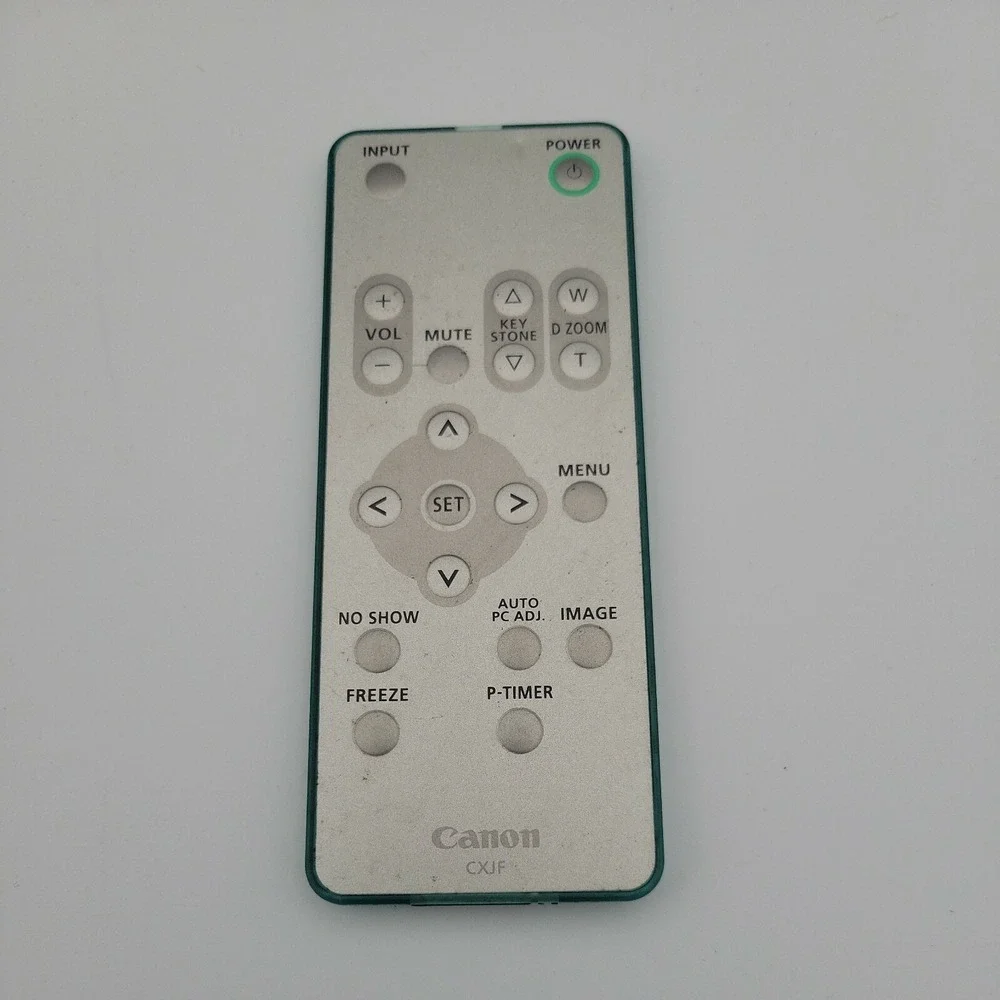 Canon CXJF Projector Remote Control Genuine OEM Replacement Silver